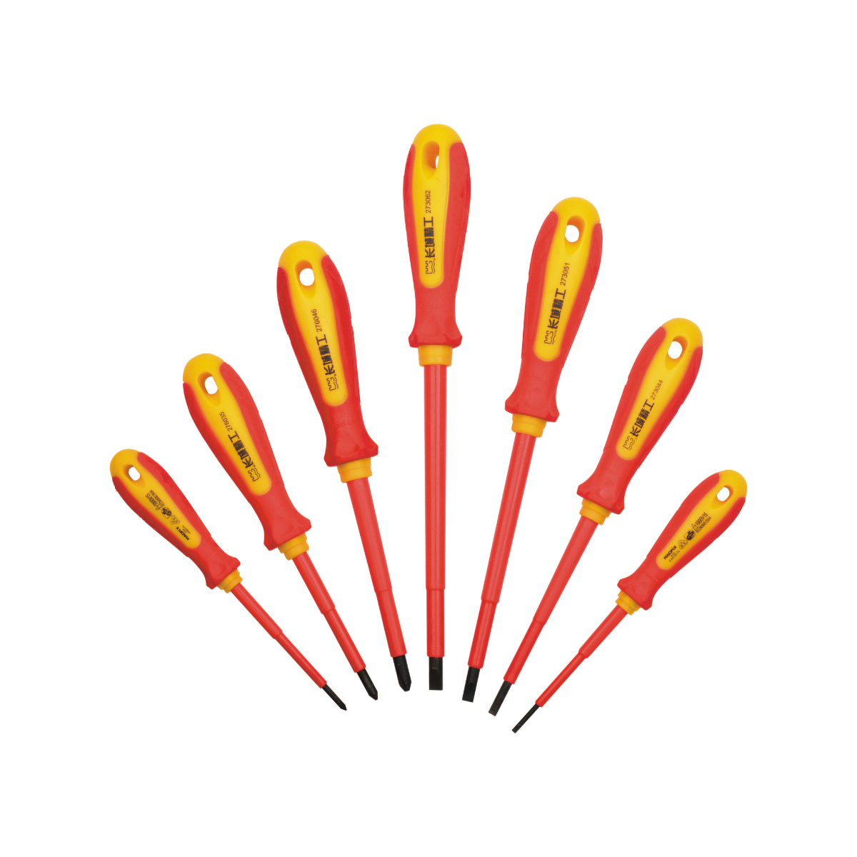 7pcs VDE 绝缘旋具组套